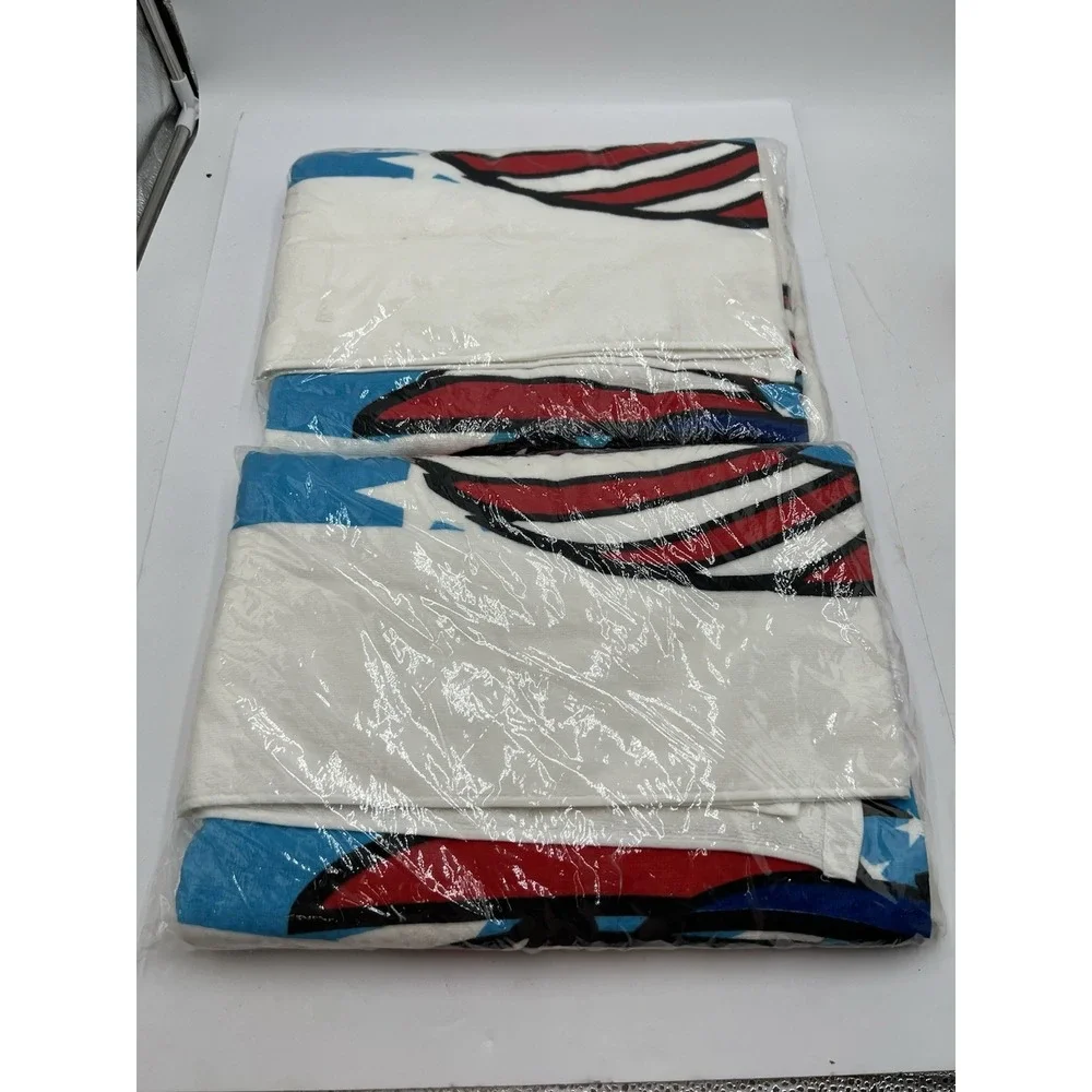 Vintage ICEE Polar Bear Beach Towels Lot of 2 McArthur NOS Sealed 100% Cotton